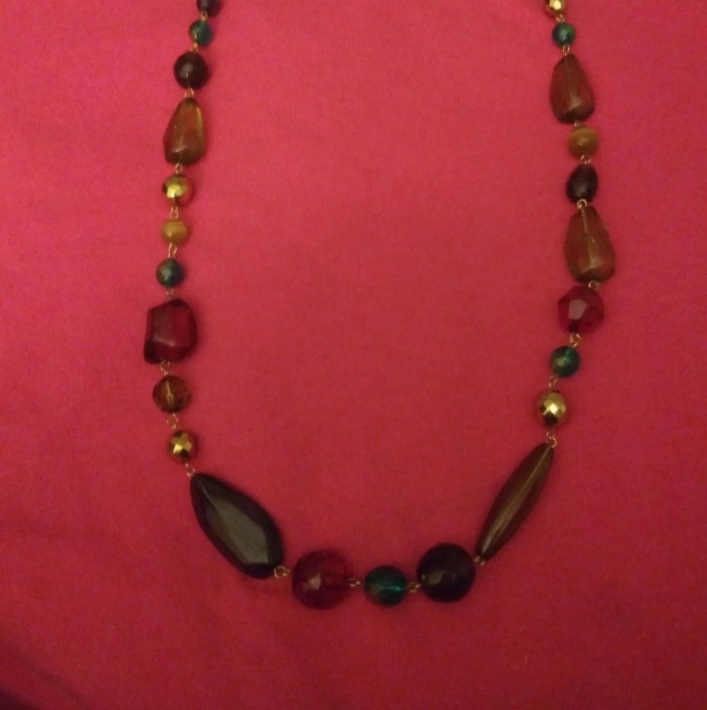 J386 Colorful Beaded Necklace